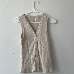 Madewell off-white vest